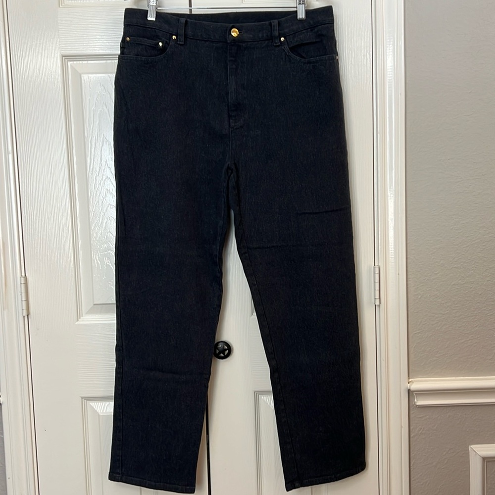 Ralph Lauren Charcoal Black 5 pocket Jean Size 16
